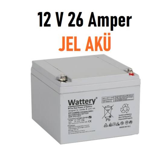 12 Volt 28 Amper Akülü Sandalye Aküsü - 2