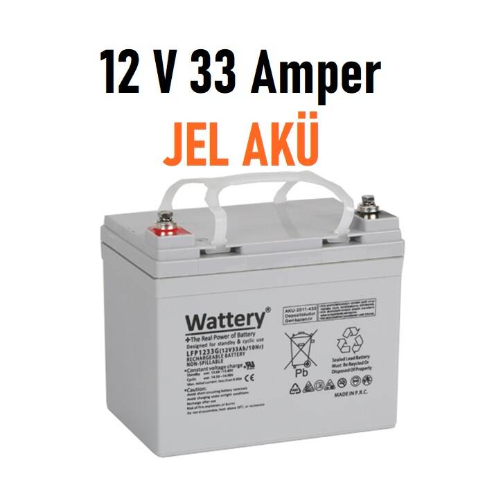 12 Volt 36 Amper Jel Akü Akülü Sandalye Aküsü - 2