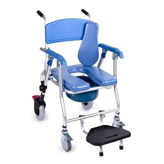 Comfort Plus DM-69U Klozete Yanaşan Hasta Tekerlekli Sandalyesi - 1