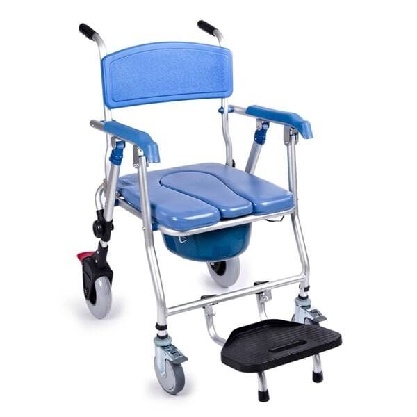 Comfort Plus DM-69U Klozete Yanaşan Hasta Tekerlekli Sandalyesi - 4