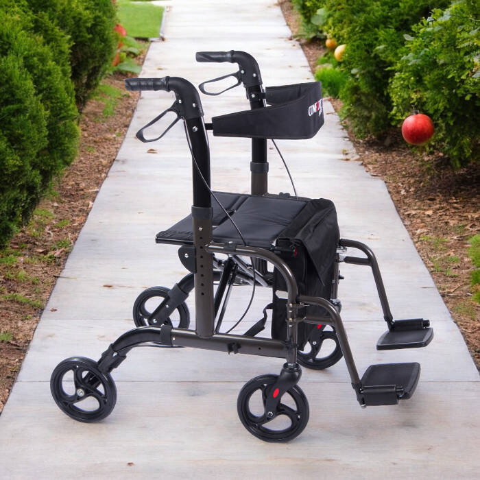 Comfort Plus DM-9124 Lüx Rolatör Yaşlı Yürüteç - 1