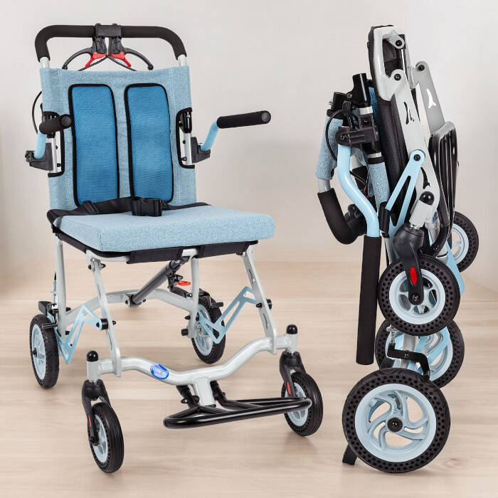 Comfort Plus DY01409LJ Hasta Transfer Sandalyesi Mavi - 1