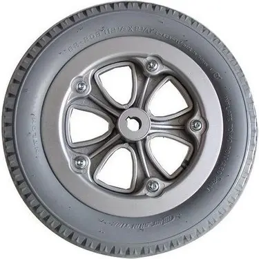 h 12x 12 gri slikon dolgu teker - 1