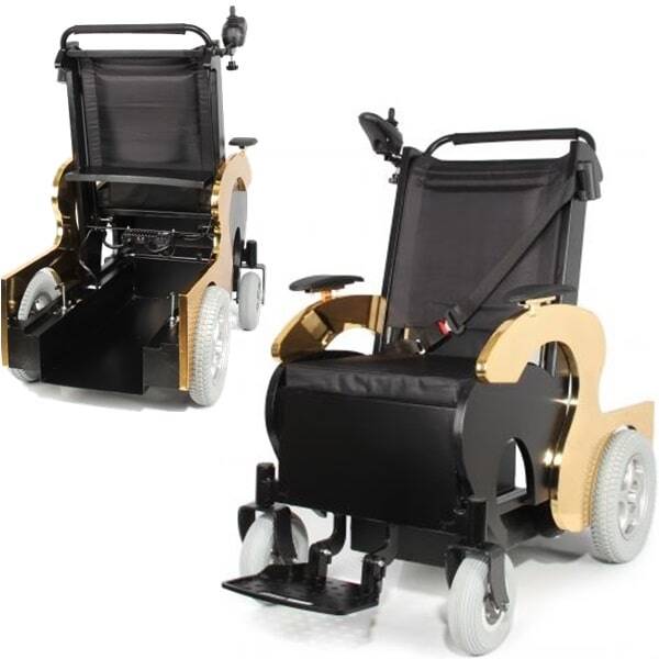 Jetline-Gold Refakatçi Sürüşlü Akülü Tekerlekli Sandalye - 1