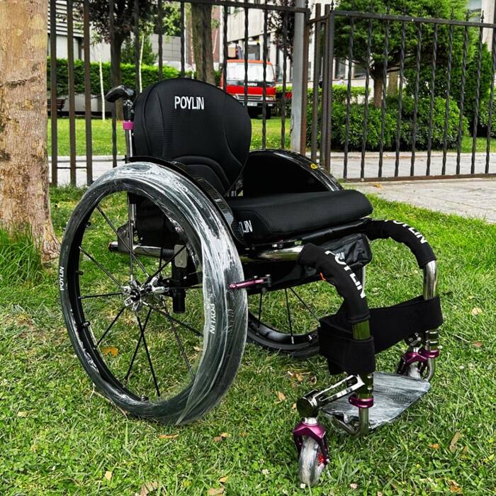 Poylin P153 Aktif Tekerlekli Sandalye Titanyum - 1
