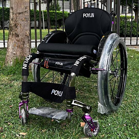 Poylin P153 Aktif Tekerlekli Sandalye Titanyum - 4