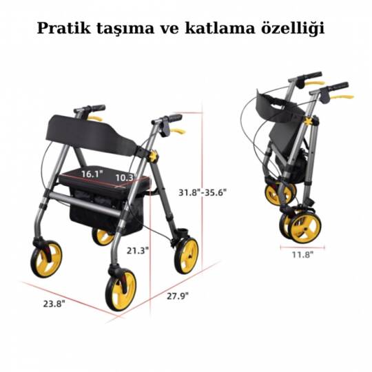 Poylin P581 Ekonomik Rollatör - 5