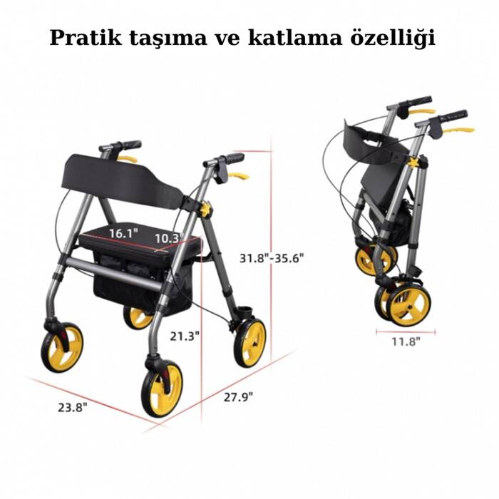 Poylin P581 Ekonomik Rollatör - 5