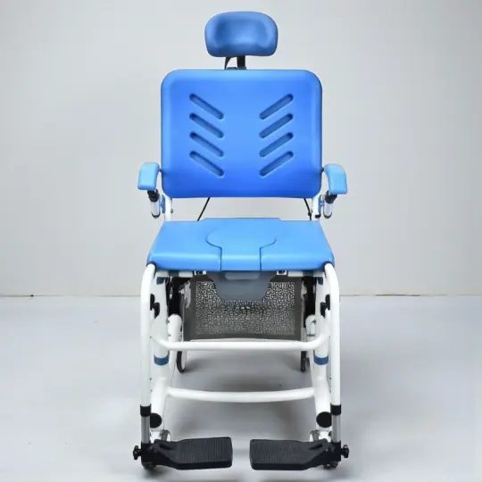 Poylin P620 Tilt Özellikli Baş Destekli Alüminyum Banyo Tuvalet Sandalyesi - 3