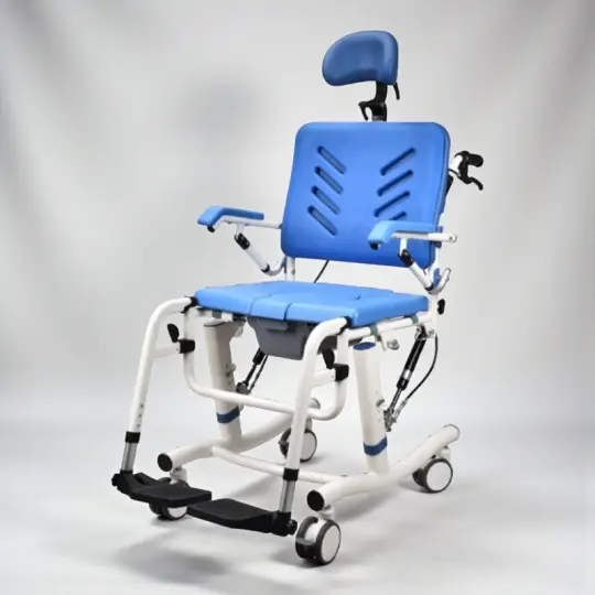 Poylin P620 Tilt Özellikli Baş Destekli Alüminyum Banyo Tuvalet Sandalyesi - 4