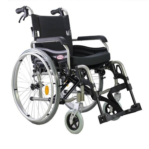 Poylin P957 Alüminyum Hafif Tekerlekli Sandalye - 1