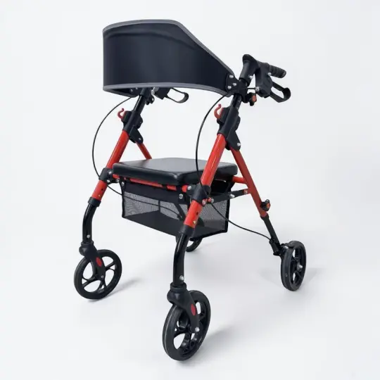 PR-885 Alüminyum Lüks Rollator Yürüteç - 4
